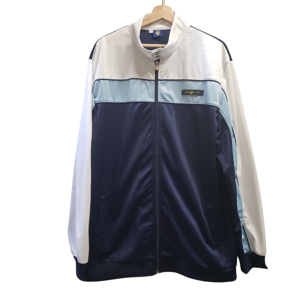 Leeds United Football Club Jacket Soccer Official Training Zip Up Size XXXL